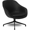 About A Lounge Chair Low AAL81 Svart Läder