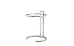 Adjustable Table E 1027 Krom Sidobord