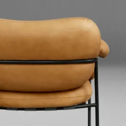 Bollo Fåtölj Vintage Cognac Läder