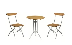 Bryggeribord Ø60 + 2st Stolar