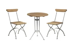 Bryggeribord Ø60 + 2st Stolar