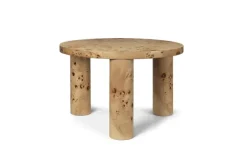 Burl Post Coffee Table
