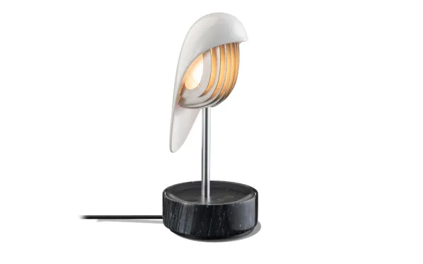 Chirp Väckarklocka/Lampa Marmor