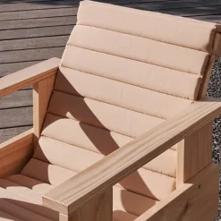 Crate Lounge Chair Quilted Cushion