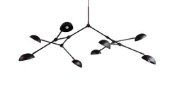 Drop Chandelier Taklampa Burned Black