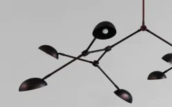 Drop Chandelier Taklampa Burned Black