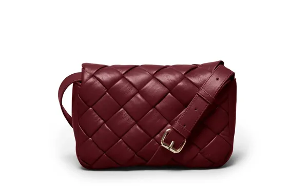 Handväska Shoulder Bag Small Braided Criss Cross