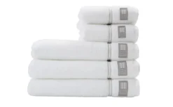 Hotel Towel Handduk White/Beige