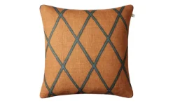 Ikat Orissa kuddfordral Taupe/Palace Blue