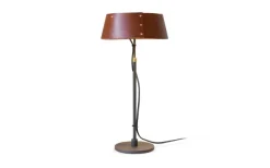 Karl 926 Bordslampa Läder Hög