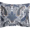 Key West Paisley Örngott Sateen Blue