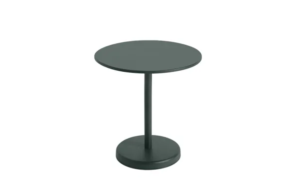 Linear Steel Cafébord Runt