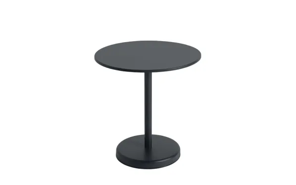 Linear Steel Cafébord Runt