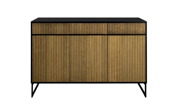 Line Burned Walnut Skänk Hög