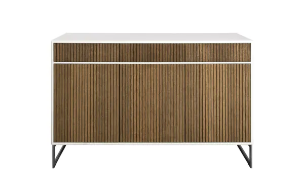 Line Burned Walnut Skänk Hög
