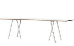 Loop Stand Table Matbord Vitt