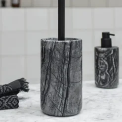 Marble Toalettborste Black/Grey