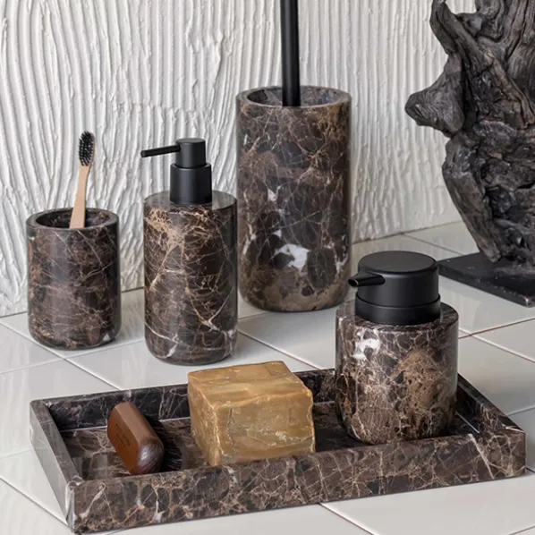 Marble Toalettborste Brown