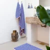 Naram Badrumsmatta Dazzling Blue & Rose