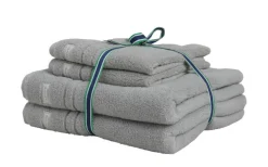 Organic Premium Handduk Heather Grey 4-Pack