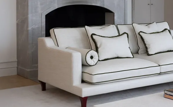 Orlando 3-Sits Soffa m. Piping