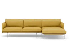Outline 3-sits Soffa Schäslong