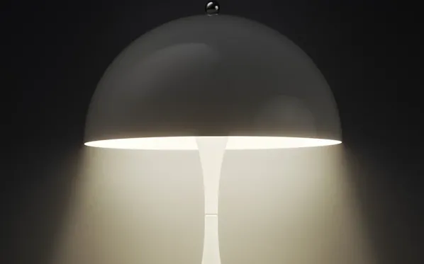 Panthella 160 Portable V3 Bordslampa Metallic