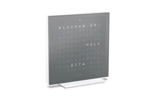 QlockTwo Earth 13,5 Akrylglas