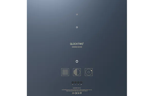 Qlocktwo Earth 45 Universe Edition Midnight