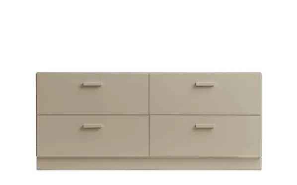 Relief Byrå Låg Med Sockel