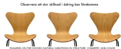 Sjuan 3107 Stol Träfanér