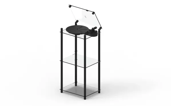 Transparent Turntable Stand Stativ