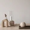 Travertine Bookend Bokstöd