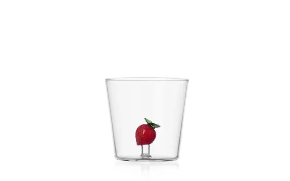 Tumbler Strawberry Glas