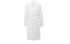 Unisex Structured Morgonrock Vit