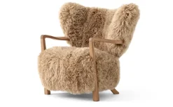 Wulff Lounge Chair Fåtölj Sheepskin Honey
